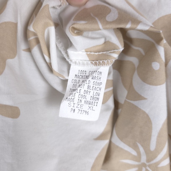 Avanti Hawaiian Shirt Men XL Tropical Floral Short Sleeve Button Up Beach Cruise - Picture 7 of 9